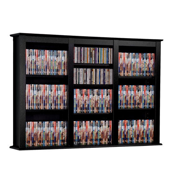 Triple Wall Mounted Multimedia Storage Media Tv Stands