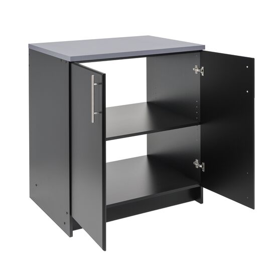 Elite 32" Base Cabinet, Black, , on-hover image number null
