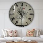 Inevitable Large Cottage Wall Clock, BLACK, hi-res image number null