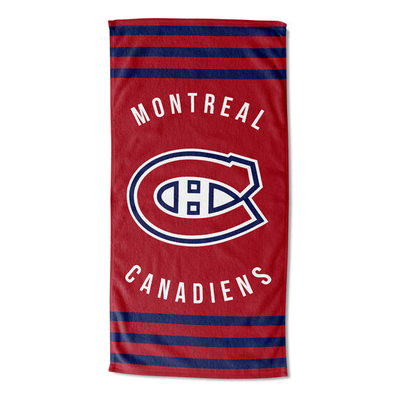 Canadiens Stripes Beach Towel, MULTI, hi-res image number null
