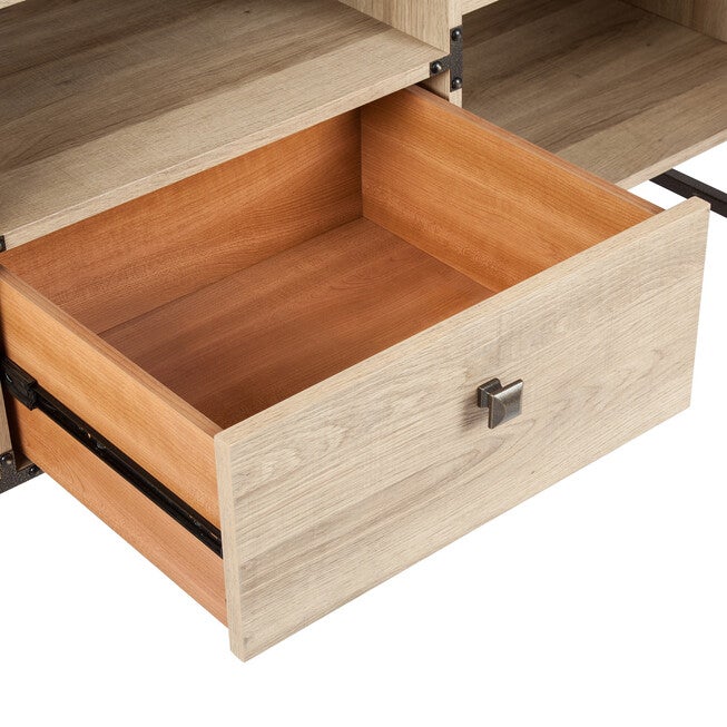 Langer Light Oak Media Console Mediaconsole, , alternate image number 4