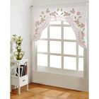 Bloomfield Collection in Floral Design 100% Cotton Tufted Chenille Valance , ROSE, hi-res image number null