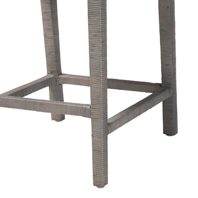 Sofia Natural Rattan Counter Stool, GREY, alternate image number null