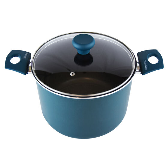 8 Quart Non Stick Aluminum Stock Pot With Lid, , on-hover image number null