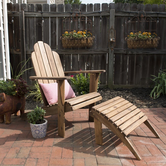 Acorn Adirondack Chair, BROWN, hi-res image number null