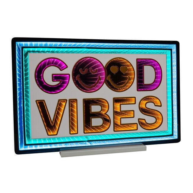 SmileyWorld(R) Good Vibes Ekkolight 23.5 inchesL, BLUE ORANGE PINK, hi-res image number 0
