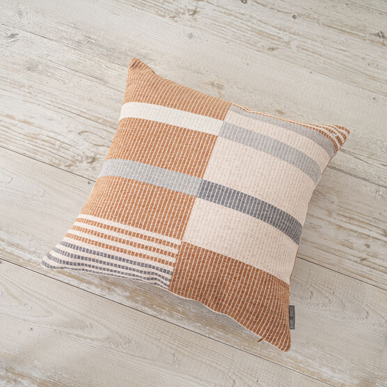 OLOV UNSYMETRICAL STRIPES PILLOW 18X18, , alternate image number null