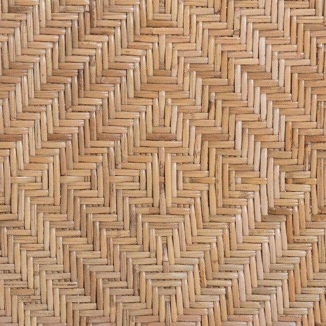 Ayana Mid-Century Modern Two-Tone Black And Natural Brown Rattan Dining Chair, , alternate image number 6