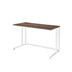 Built-In Usb Port Writing Desk, WALNUT WHITE, hi-res image number null