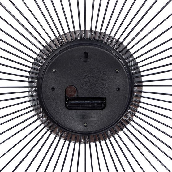 Silver Metal Modern Wall Clock, , alternate image number null