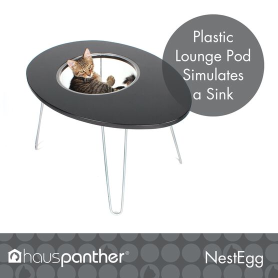 Hauspanther NestEgg - Raised Cat Bed & Side Table, , alternate image number null
