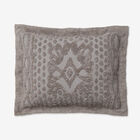 Georgia Chenille Sham, GRAY, hi-res image number null