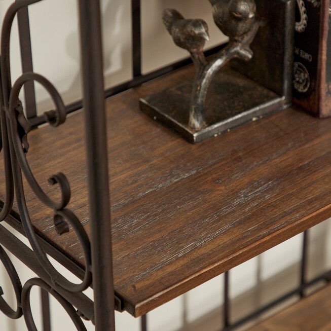 Brown Iron Farmhouse Baker'S Rack, , alternate image number 2