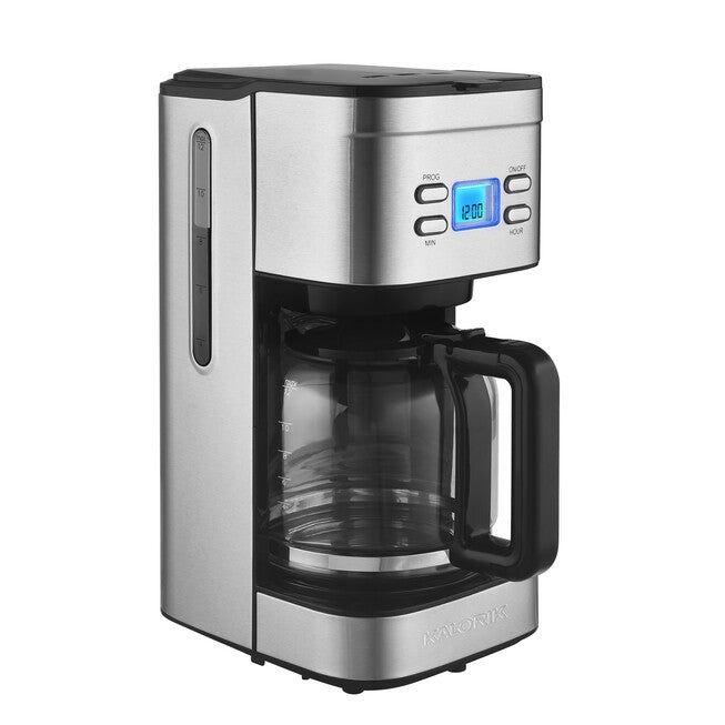 Kalorik Programmable 12 Cup Coffee Maker, Stainless Steel, , alternate image number 3