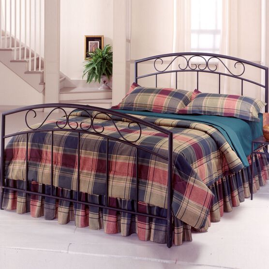 Queen Bed Set with Bed Frame, 83½"Lx62¾"Wx46"H, BLACK Queen Bed Set with Bed Frame, 83½"Lx62¾"Wx46"H, BLACK