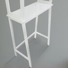 Spacesaver 100% Solid Wood Over The Toilet Rack with Shelves - White, , alternate image number 11