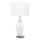 White Polystone Coastal Accent Lamp, , on-hover image number null