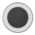 Black Industrial Metal Wall Mirror, , on-hover image number 1