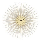 Gold Metal Contemporary Wall Clock, GOLD, hi-res image number null