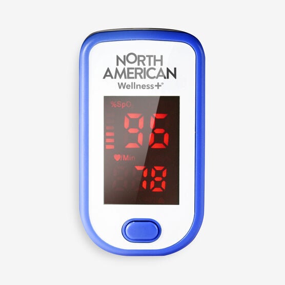 Fingertip Oxygen Meter, BLUE WHITE, hi-res image number null