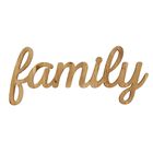 Family Natural Wood Script Wall Art, NATURAL, hi-res image number null
