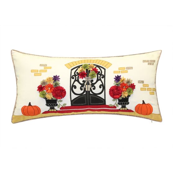 Indoor & Outdoor Harvest Welcome Home Decorative Pillow , MULTI, hi-res image number null