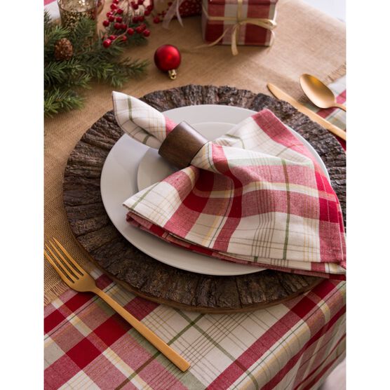 Orchard Plaid Napkin, Set of 6, , on-hover image number null