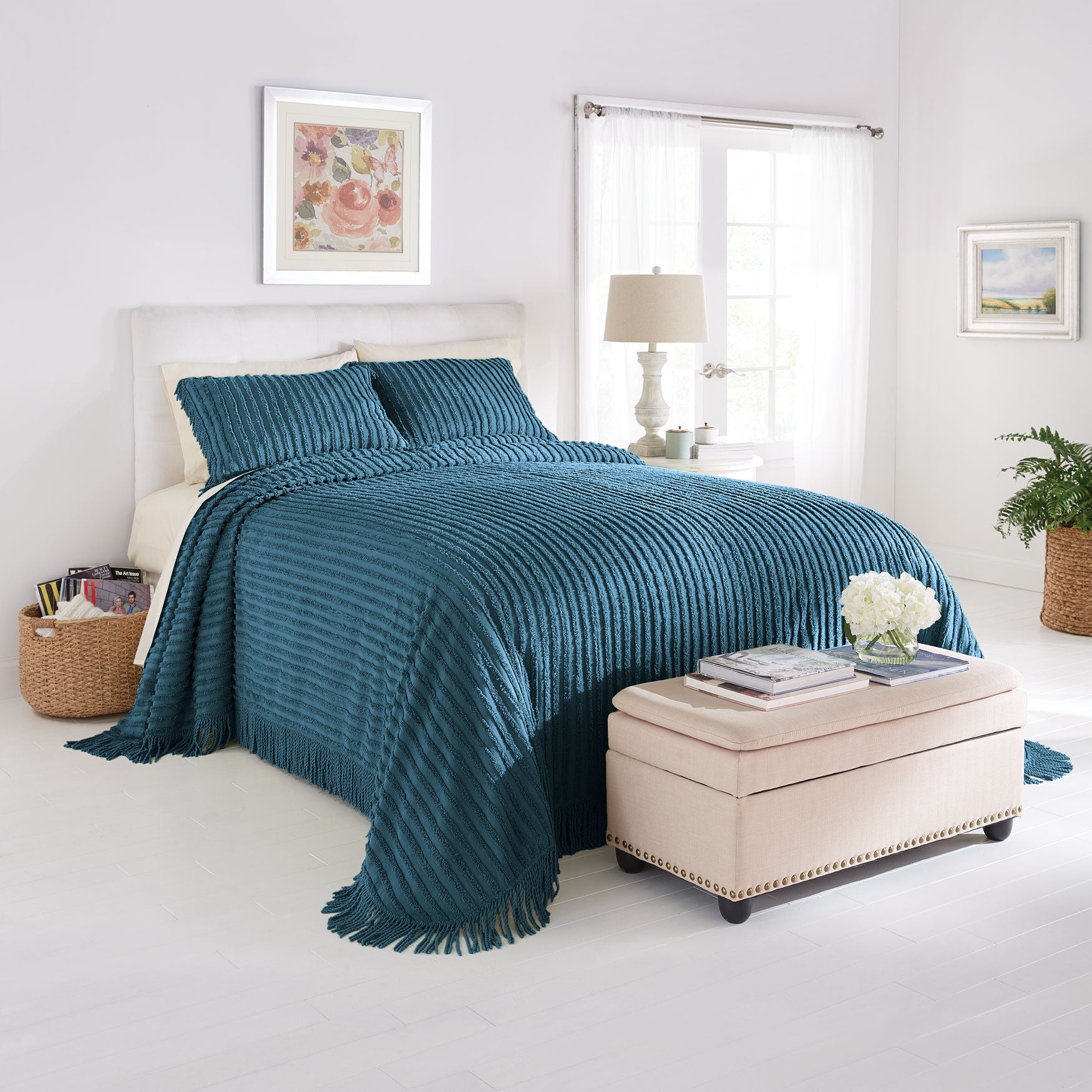 BrylaneHome Chenille Bedspread - Picture 10 of 12