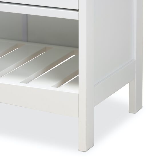 Jaela Wood 2-Door Bathroom Storage Cabinet Furniture, , alternate image number null