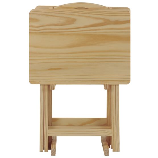 5pcs Tray Table Set-Natural, , alternate image number null