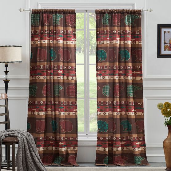 Canyon Creek Curtain Panel Pair , MULTI, hi-res image number null