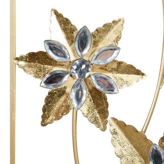 Set Of 2 Gold Metal Contemporary Wall Decor, , alternate image number null