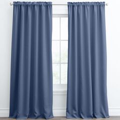 Windows Curtains D Drapery Sets Brylane Home Lucas Rod Pocket Curtain