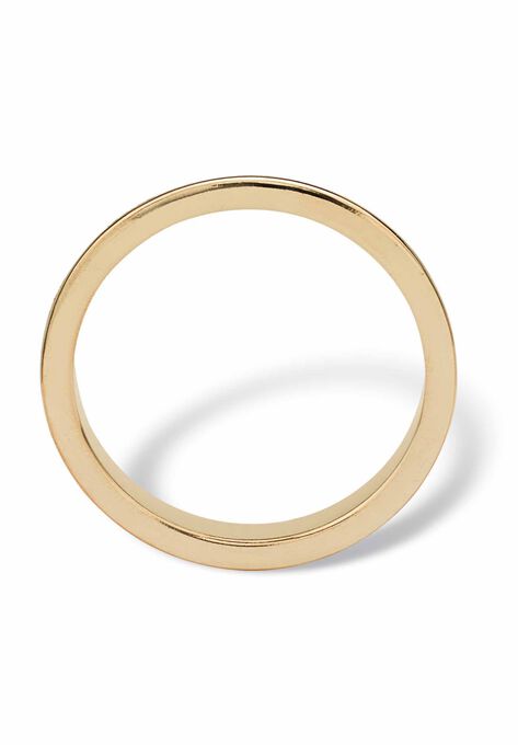 Yellow Gold Plated Simulated Birthstone Eternity Ring, , on-hover image number null