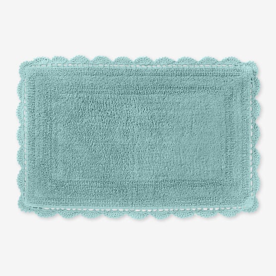 Rectangular Crochet Bath Mat Brylane Home