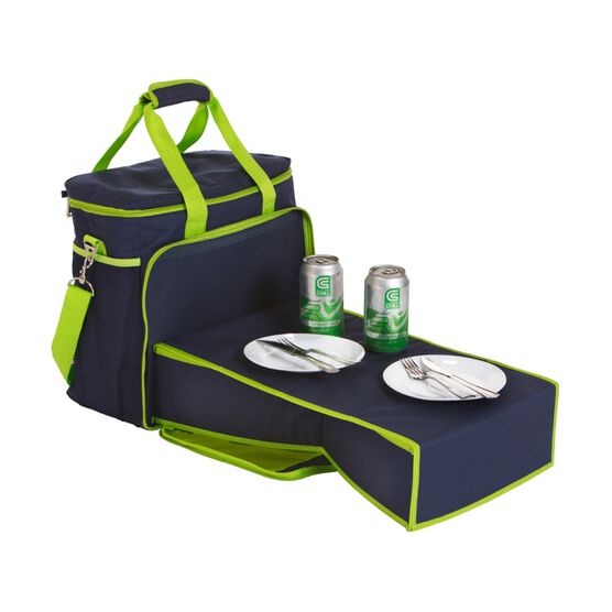 Merritt Insulated Cooler Bag With Fold Out Table, NAVY, hi-res image number null
