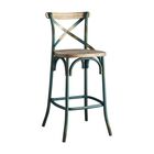 Bar Chair (1Pc), ANTIQUE TURQUOISE OAK, hi-res image number null