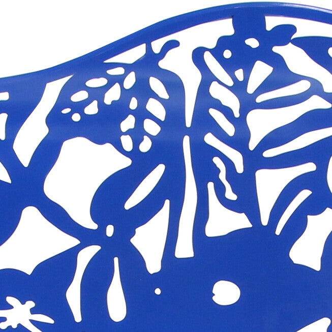 Blue Metal Traditional Bench, , alternate image number 4