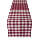 Buffalo Check Table Runner - 13-in x 48-in, BURGUNDY, hi-res image number 0
