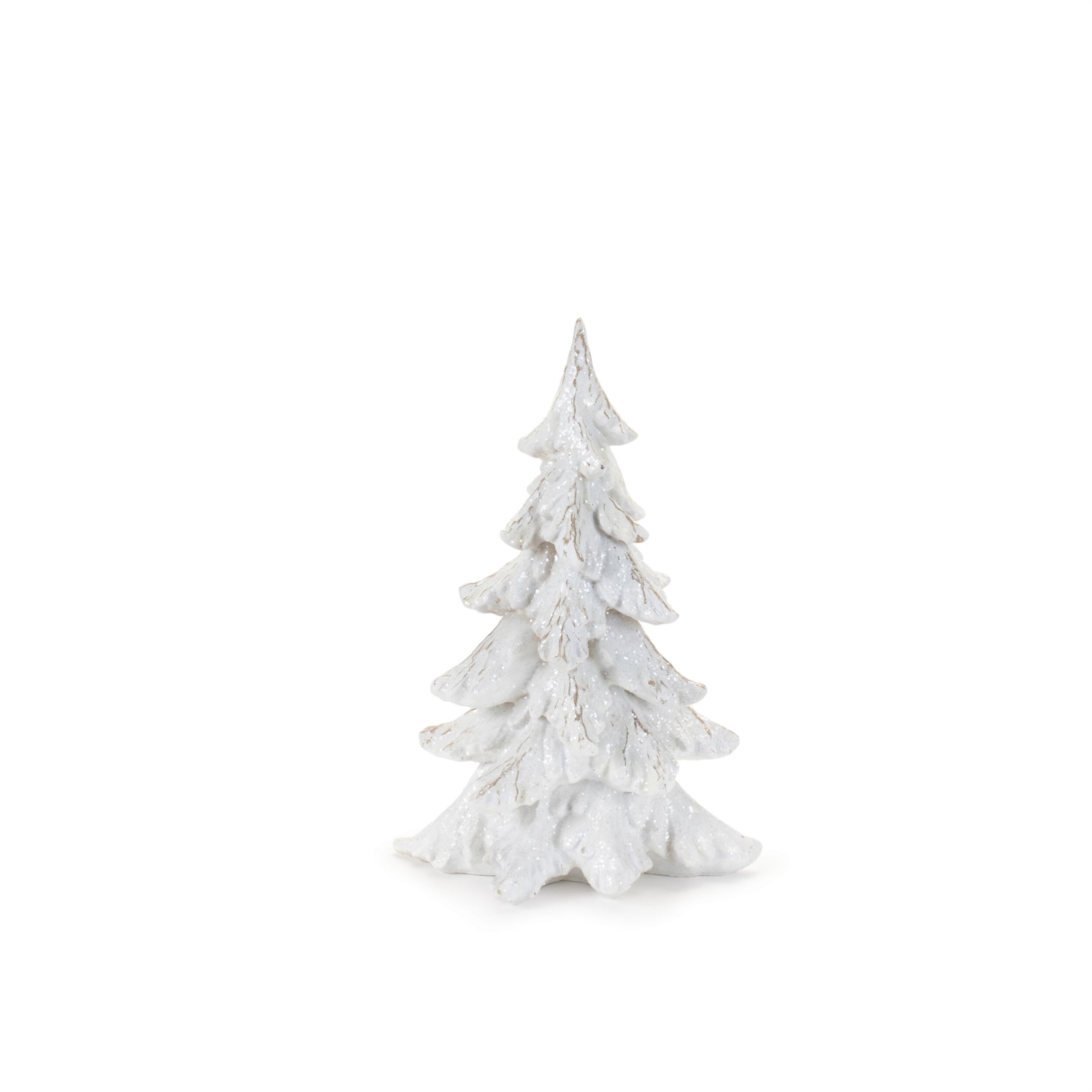Glittered Pine Tree (Set of 3), WHITE, alternate image number 4