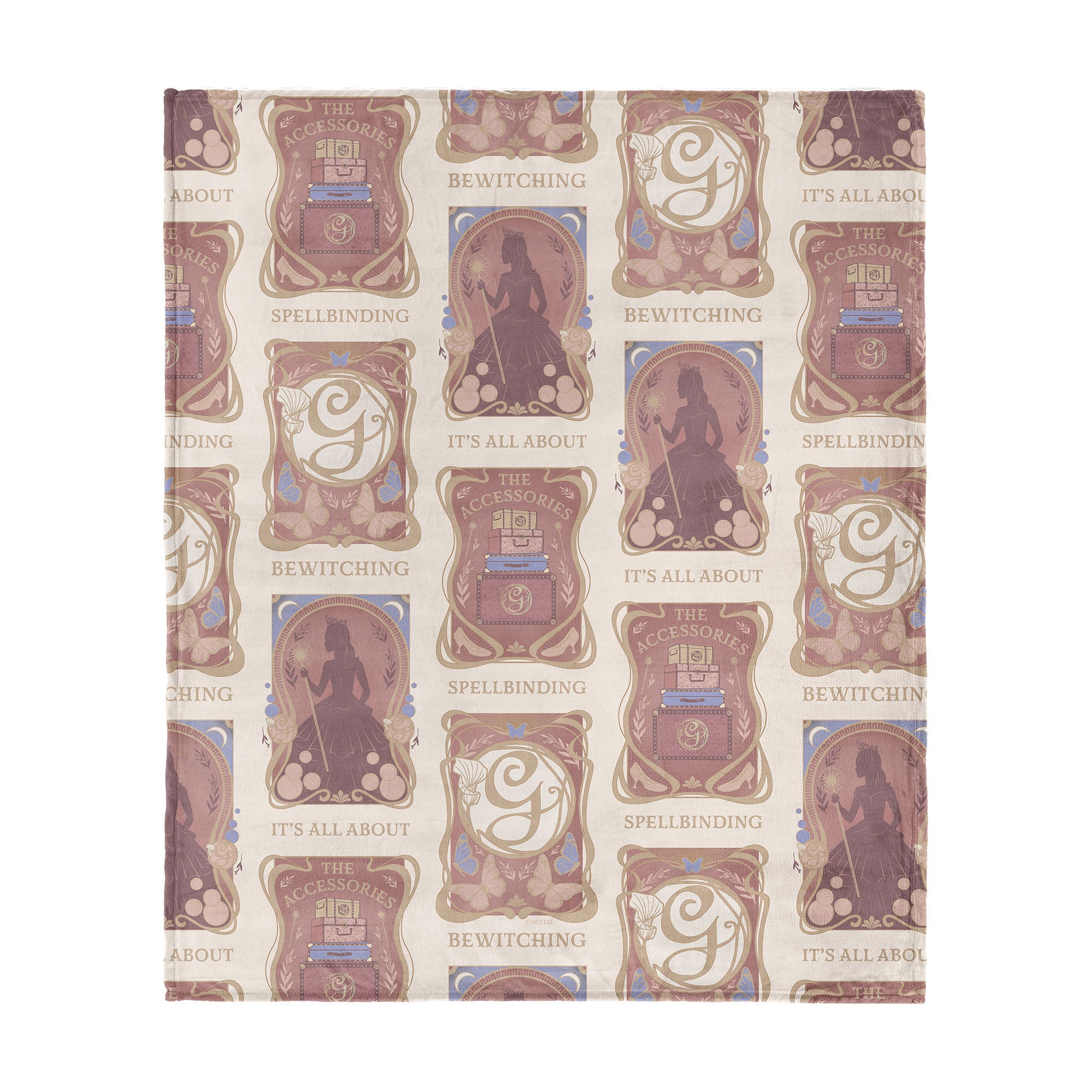 Wicked It's All About Silk Touch Throw Blanket 50x60 inches, BROWN, hi-res image number 0
