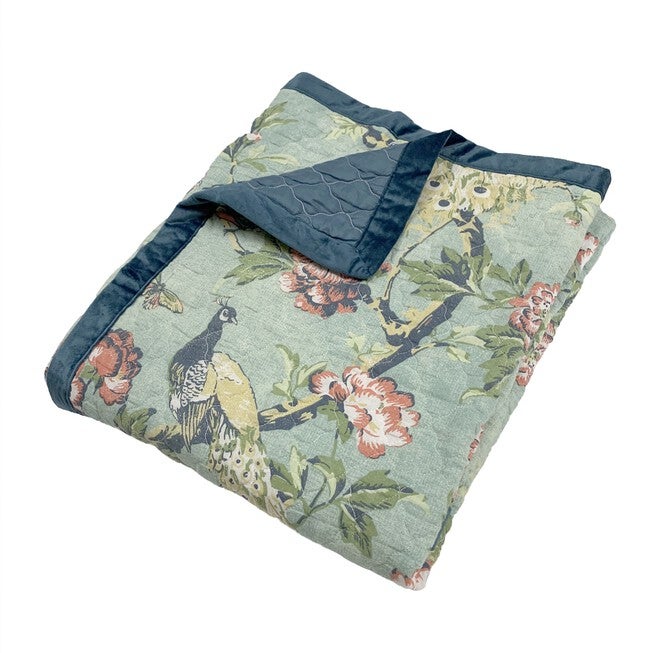 Pavona Velvet Garden Throw Blanket, , alternate image number 3