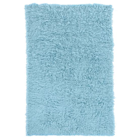 Flokati Pastel Blue Rug, BLUE, hi-res image number null