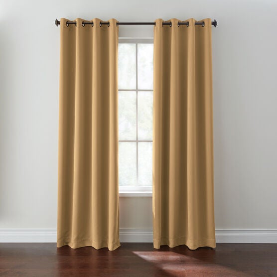 Edison Blackout Grommet Curtain Brylane Home Edison Blackout Grommet Curtain, Grommet Blackout Curtains