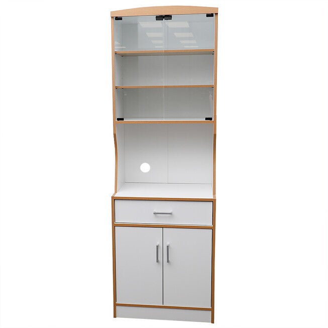 Home Basics Large Wood Microwave Cabinet, , alternate image number 2