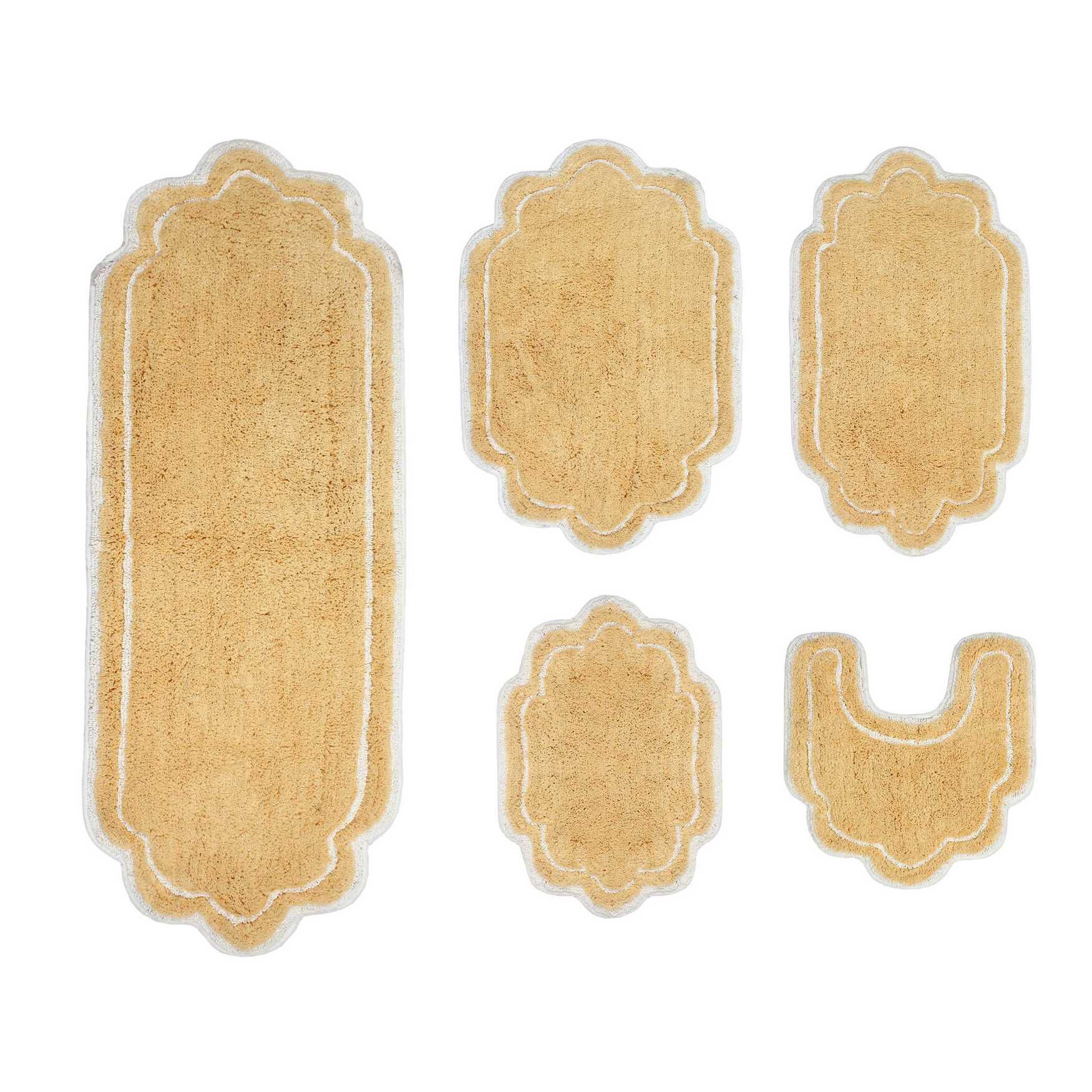 Allure 5 Piece Set Bath Rug Collection