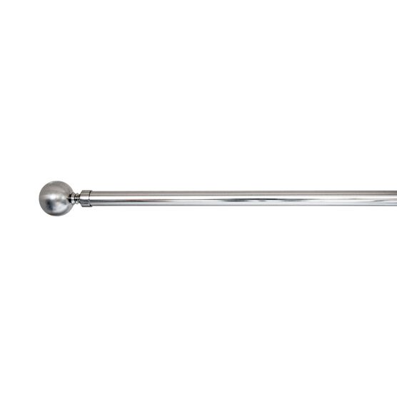 Versailles' Lexington Ball Rod Set (48in - 86in), PEWTER, hi-res image number null