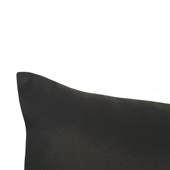 Edie @ Home Indoor/Outdoor Embroidered Tile Oblong Decorative Throw Pillow 15X30, Black/White, , alternate image number null
