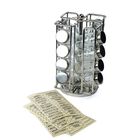 Revolving Spice Rack with 16 Jars and Labels, , on-hover image number null