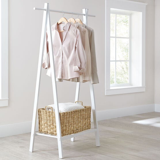 Mia Metal Garment Rack Closet Space Savers Brylane Home